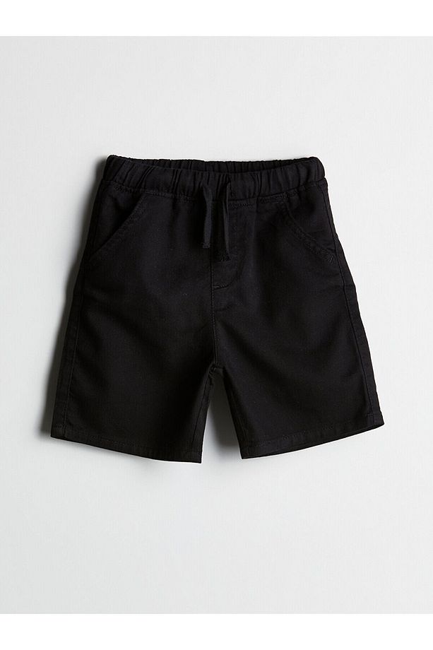 Beli Lastikli Erkek Çocuk Gabardin Şort - 1