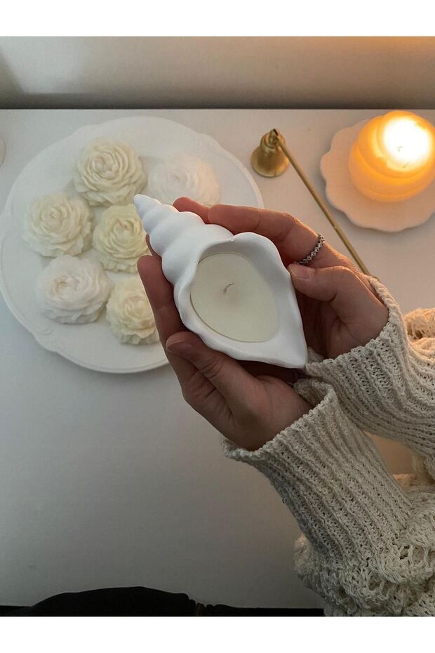 Pinterest Seashell Oyster Candle - 1