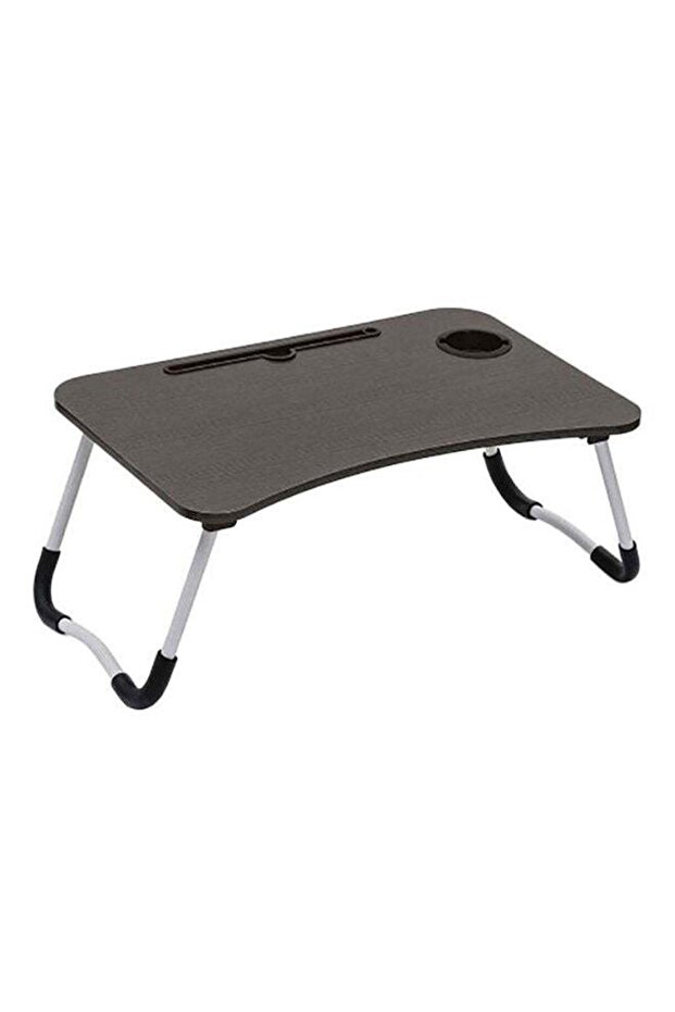 Foldable Laptop Table Dark Brown - 1