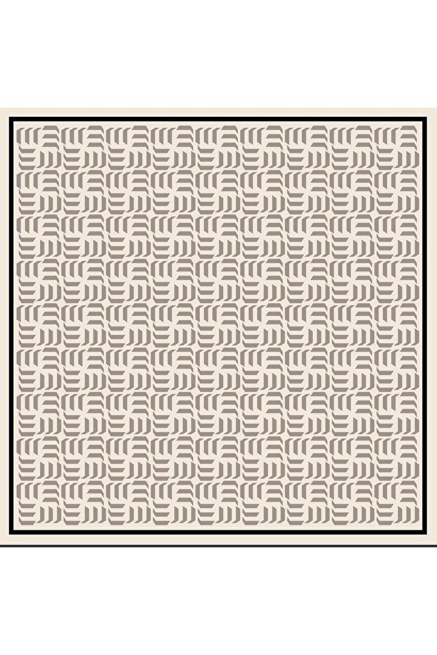 Monogram Ipek Eşarp - 1