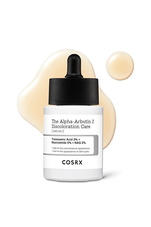 COSRX 2% Alpha Arbutin Discoloration Care Face Serum with Niacinamide, Glutathione & Tranexamic Acid