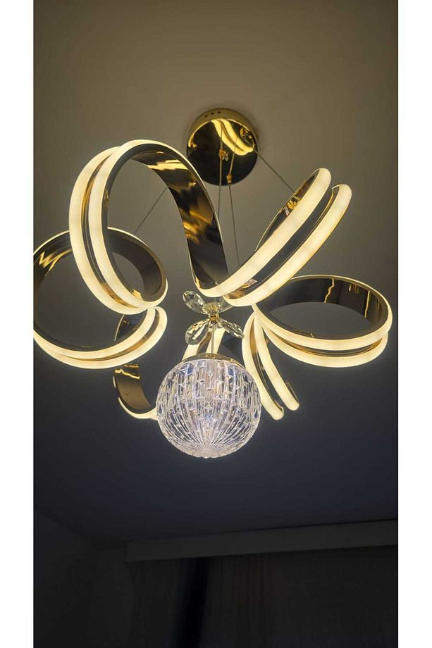 3 RENKLİ TOPLU ÇİFT HATLI LED AVİZE - 1
