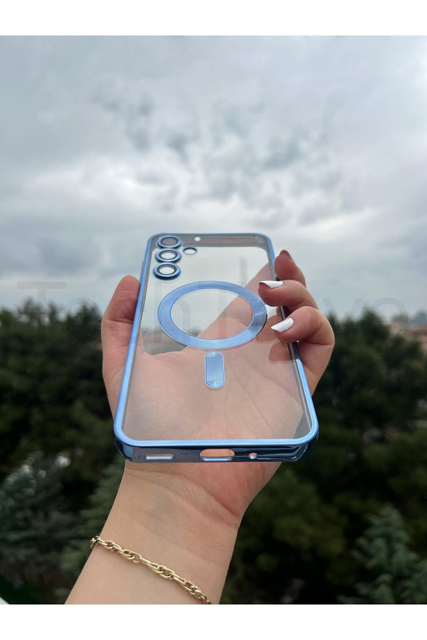 Samsung Galaxy A16 Kılıf Kamera Korumalı Magsafe Wireless Şarj Özellikli A Kalite Kapak - 2