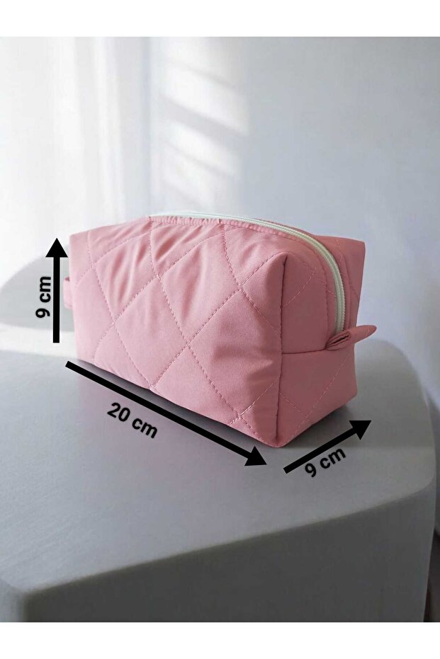 pembe makyaj çantası - 4