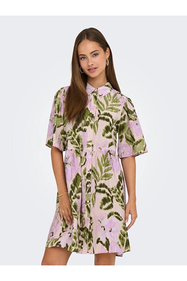 Female woven dress nylon