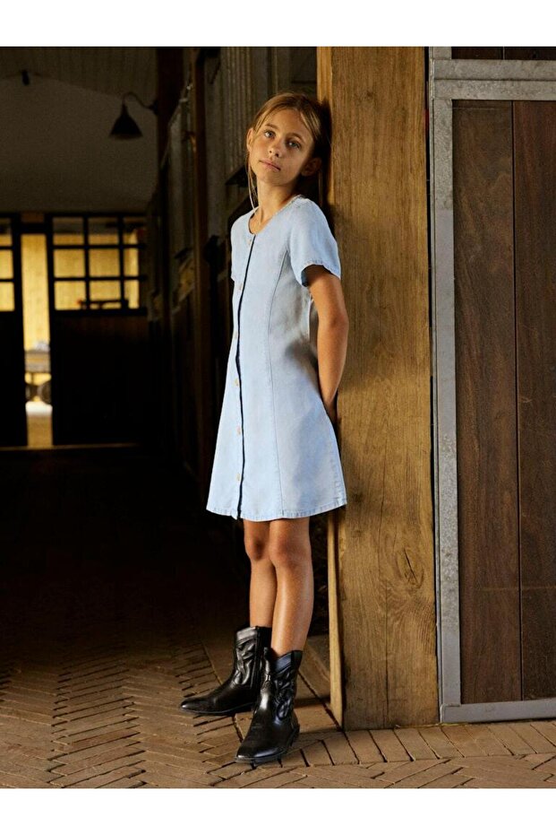 Nkfria Ss Dnm Dress 8004-Oh H