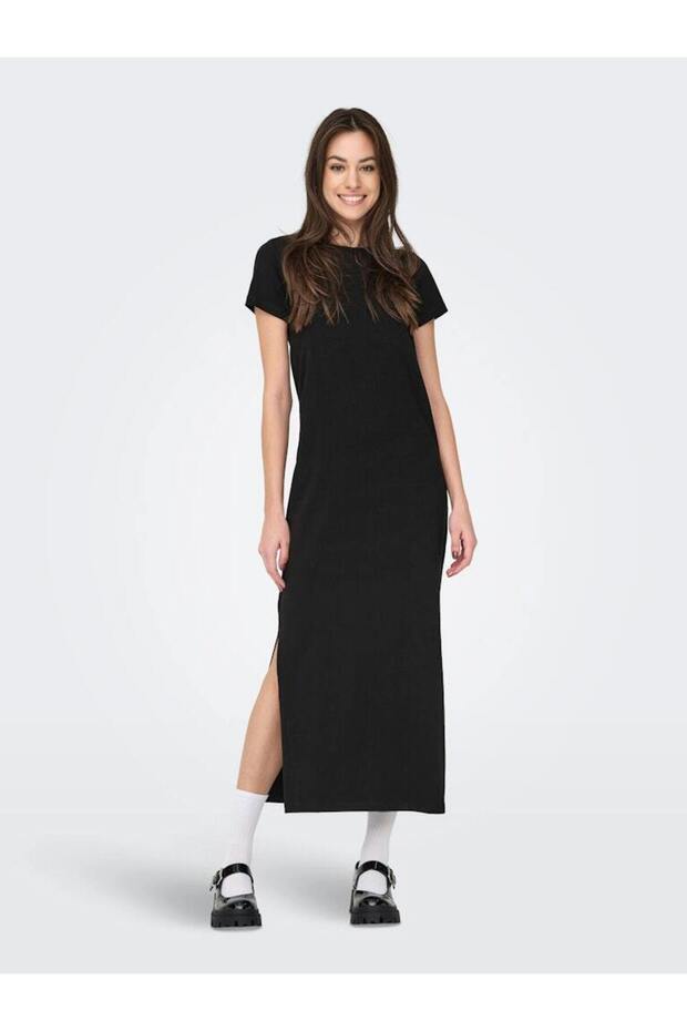Jdyava s/s o-neck dress jrs dia