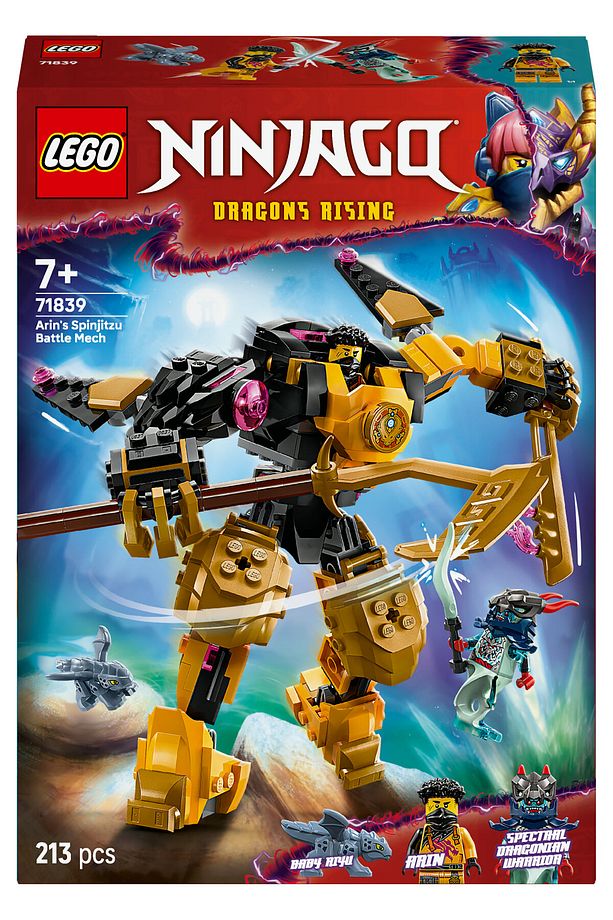 ® NINJAGO® Arin’in Spinjitzu Savaş Robotu 71839 - 7+ Yaratıcı Oyuncak Yapım Seti (213 Parça) - 3