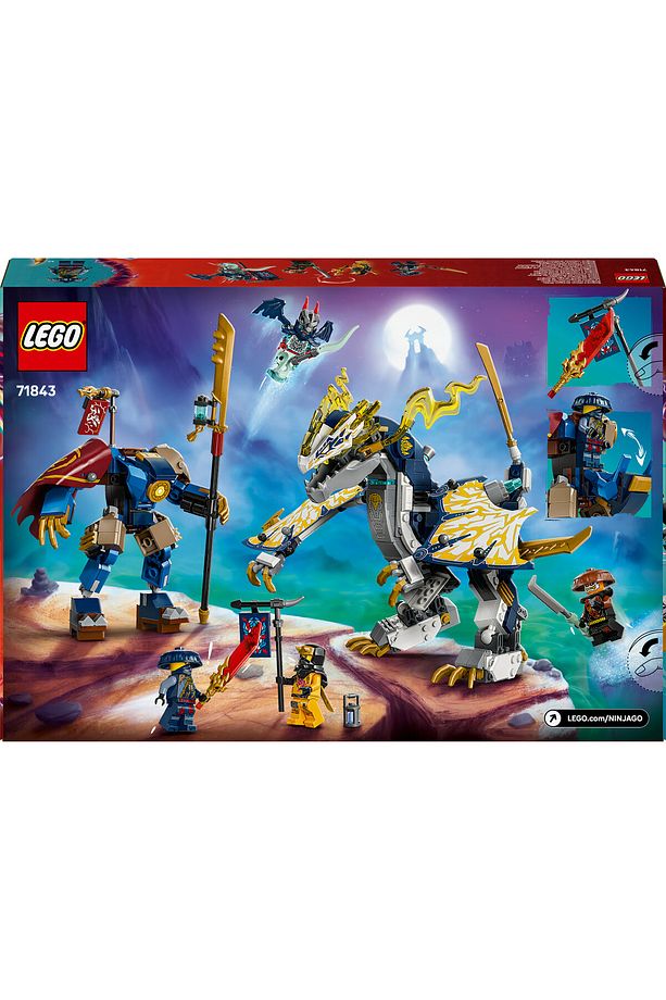 ® NINJAGO® Rogue’un Robot Ejderha Binicisi 71843 - 8+ Yaratıcı Oyuncak Yapım Seti (584 Parça) - 5