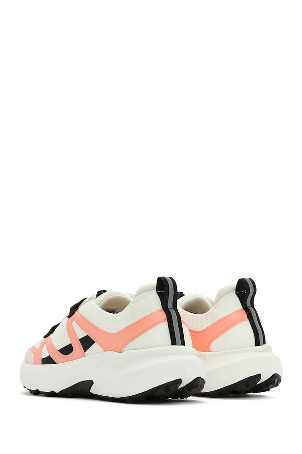 ACBC x DERİMOD Kadın Bej Bağcıklı Kalın Tabanlı Kumaş Sneaker 25SFD43556F - 5