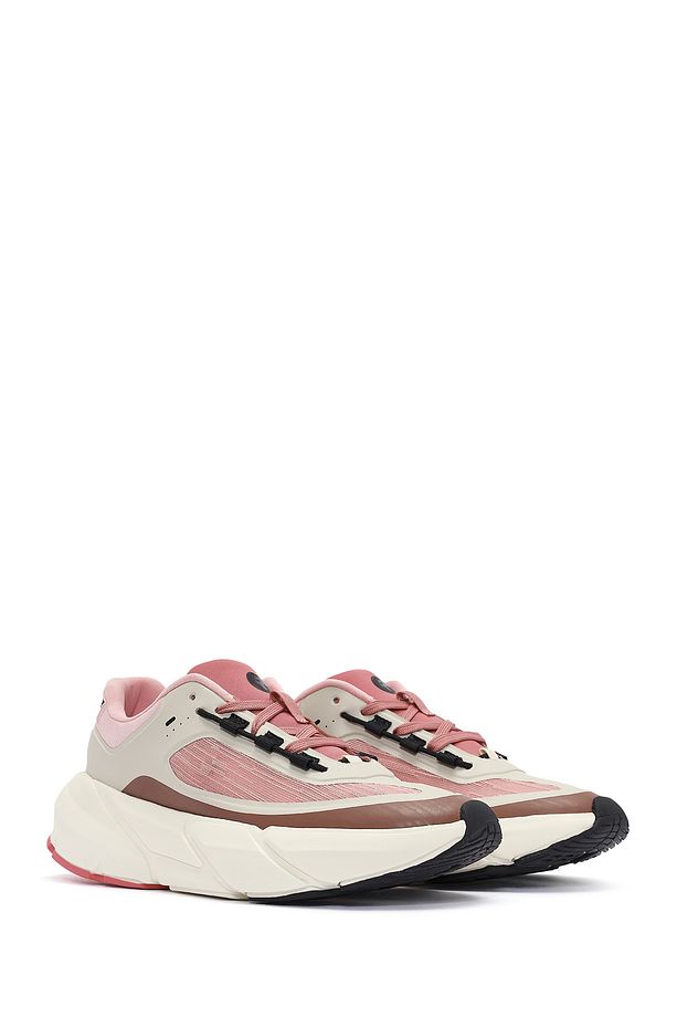 ACBC x DERİMOD Kadın Pembe Bağcıklı Kalın Tabanlı Sneaker 25SFD43516F - 3