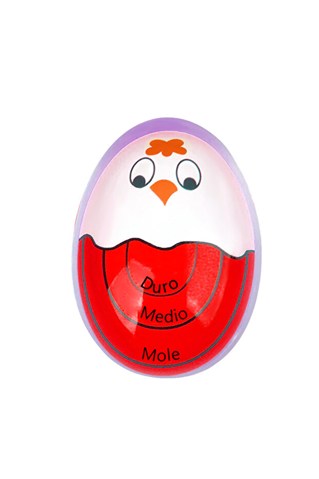 Chick-Red Kitchen Hard Boiled Egg Timer Egg Perfect Color Changing Timer Soft Hard Egg Boiler Timer - 1