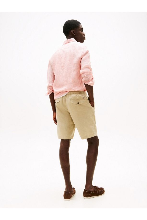 HARLEM PO LINEN SHORT Erkek Yeşil Şort - MW0MW37804 - 4