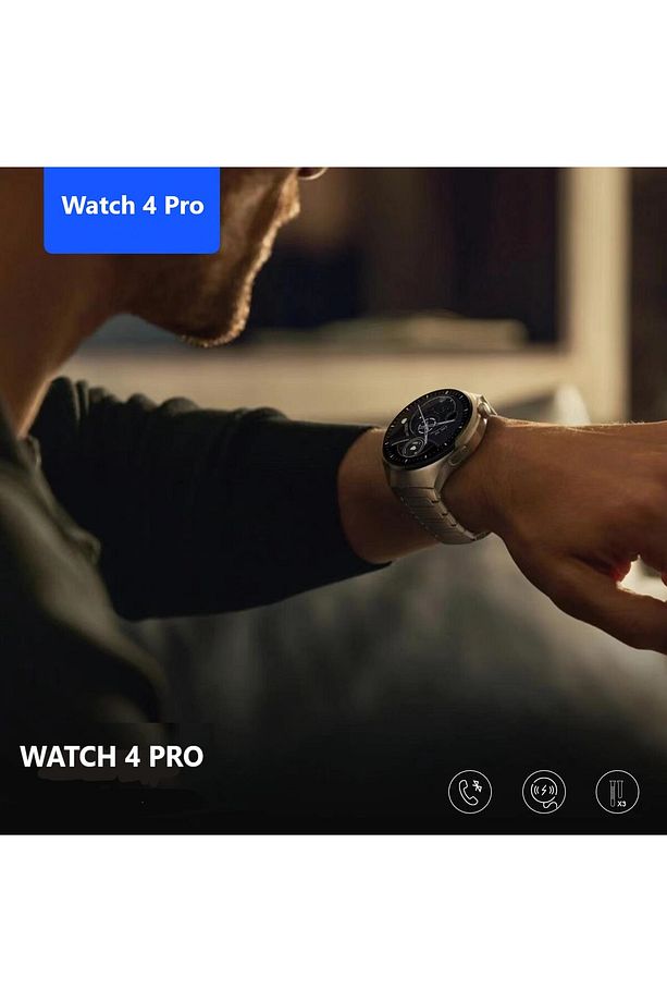 Winex Watch 4 Pro Curved Amoled Ekran Android Ios Harmonyos Uyumlu Akıllı Saat Siyah - 5