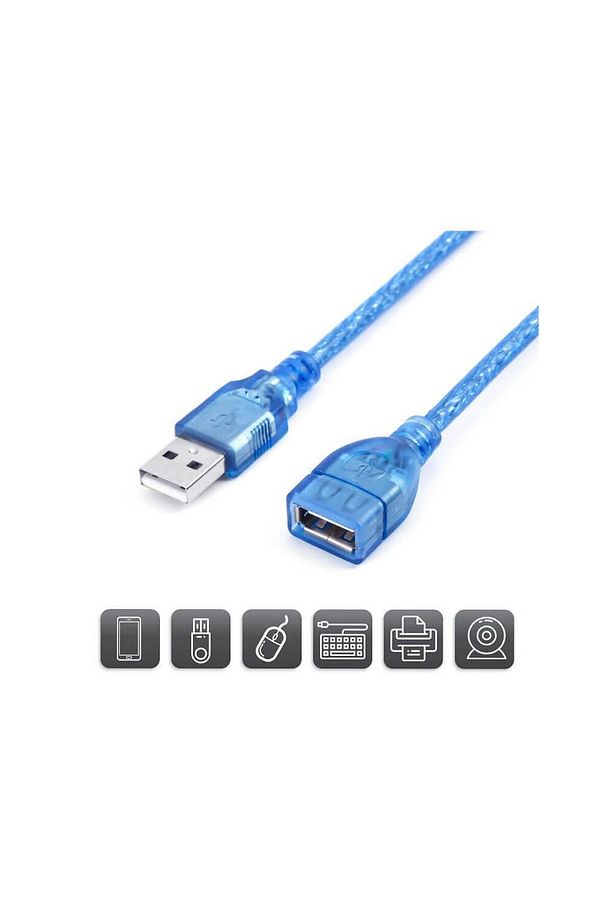 1.8 Metre Usb Erkek To Dişi Uzatma Uzatıcı Ara Kablo Usb Extension Cabble 1.8m Yüksek Hız Kablo - 8