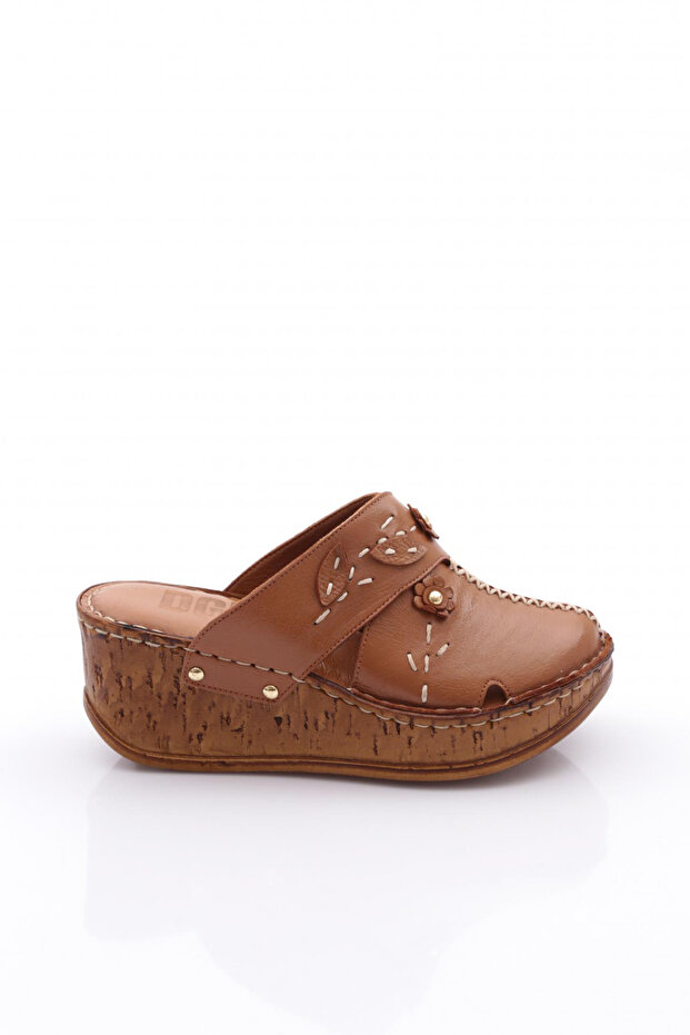 216-2064 Kadin Mega Kalin Taban Terlik - 1