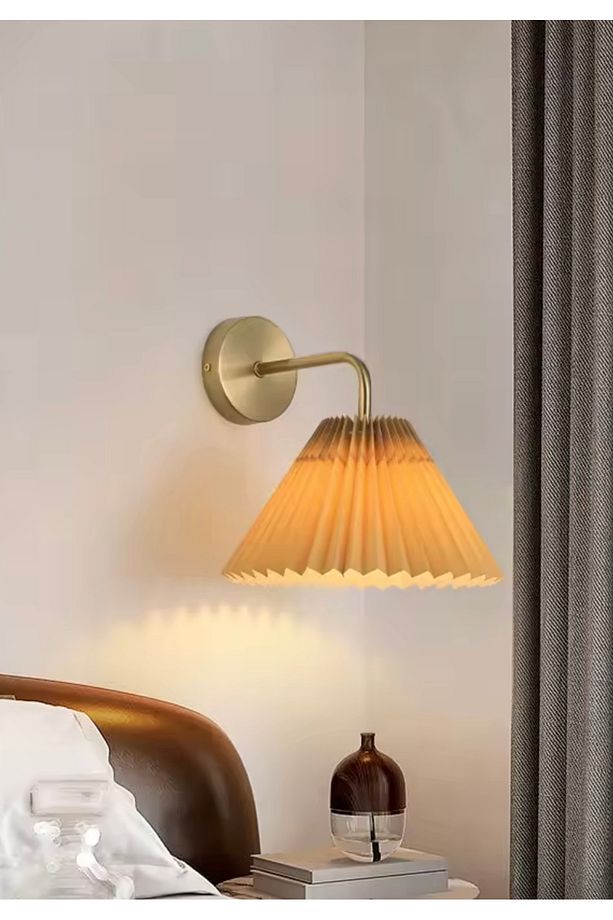 Modern Aplik Duvar Aplik Umbrella Flower Abajur E-27 Duy Elektrik İle Çalışır - 1