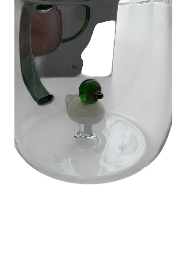Lucia Borosilikat Cam Kupa – 400 ml | Yeşil Renk | Şık & Isıya Dayanıklı Tasarım - 3
