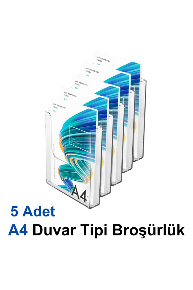 A4 Duvar Tipi Broşürlük - 5 Adet - 1