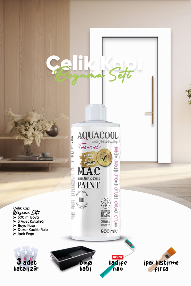 Çelik Kapı Boyama Seti - 1