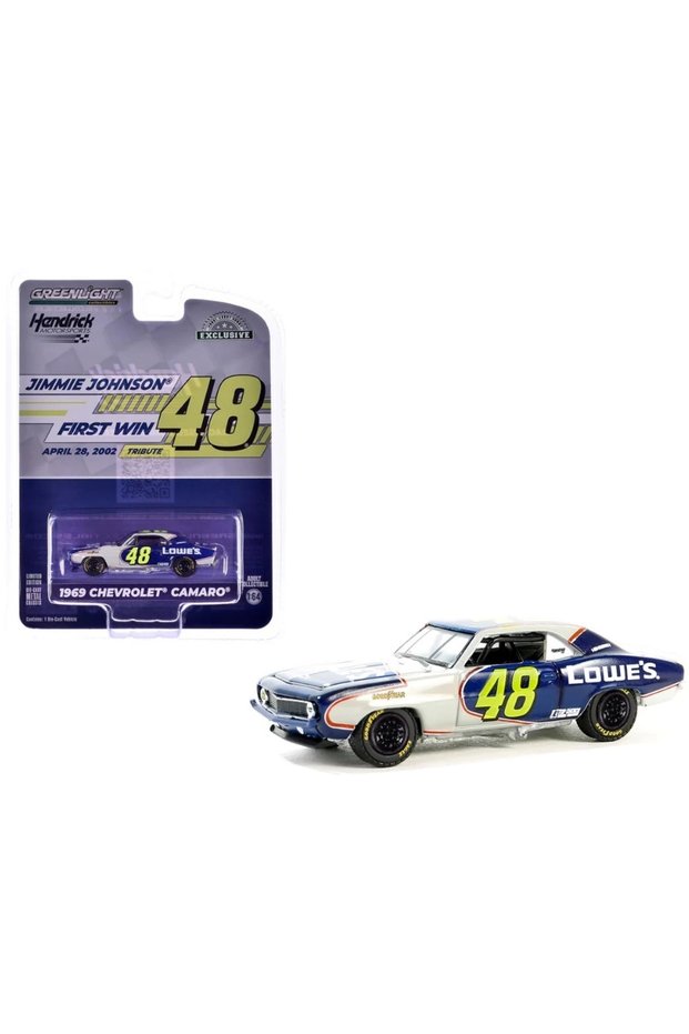 1/64 1969 Chevrolet Camaro - Jimmie Johnson / Hendrick Motorsports First Win Tribute Apri