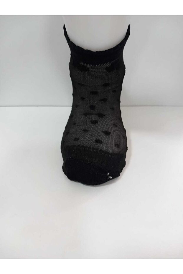 kadın puantiyeli tül çorap - 3