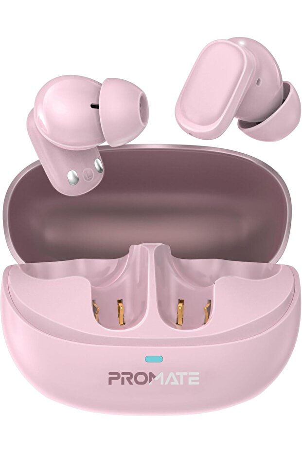 TWS Earbuds, 6H Playtime, HD Mic, IntelliTouch, IPX4, Lush-Pro Pink