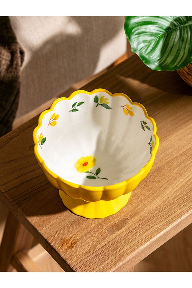 Lcw Accessories Sari Baskılı Ayaklı Sunumluk 14 Cm - 3