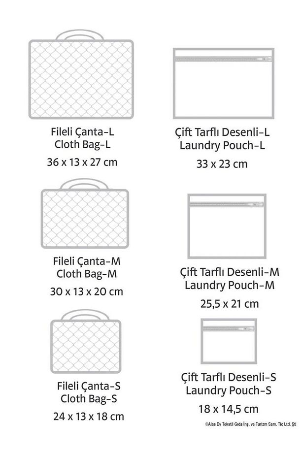 6'lı Bavul Organizer Seti - 5