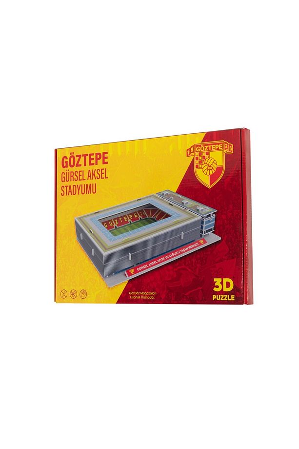 Göztepe Gürsel Aksel Stadyumu 3D Puzzle Maket - 2