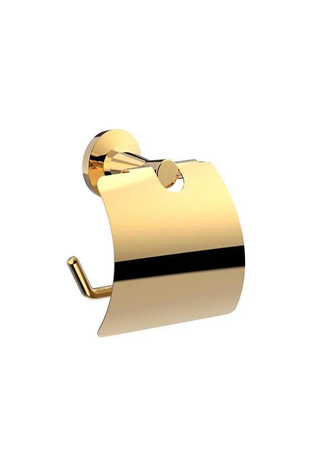 Serel Purity Toilet Paper Holder with Cover Gold Appearance 140113008A
