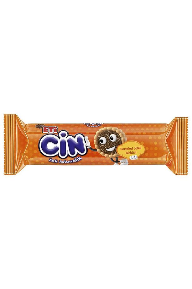 Cin Tek Lokmalık Bisküvi Portakal Jöleli 114 G X 18 Adet - 2