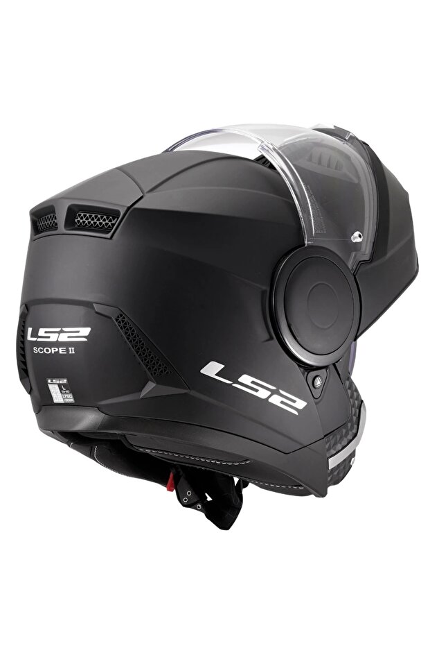 SCOPE 2 MAT SİYAH ÇENE AÇILIR KASK - 2