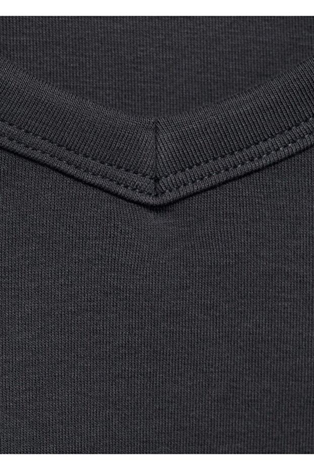 Hamile için askılı pamuklu bluz - 5