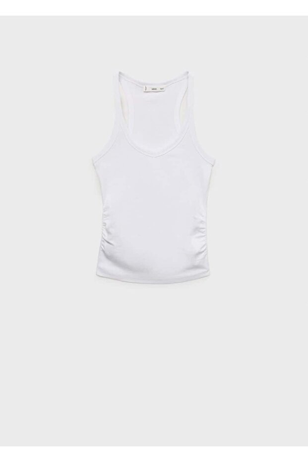 Hamile için askılı pamuklu bluz - 3