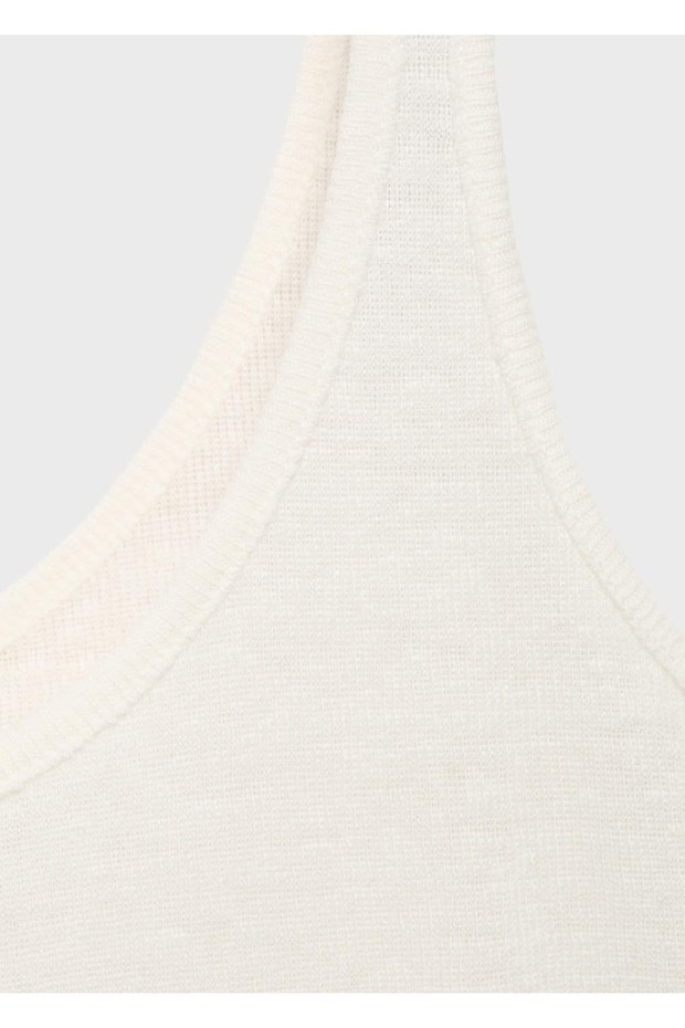 Keten askılı bluz - 8