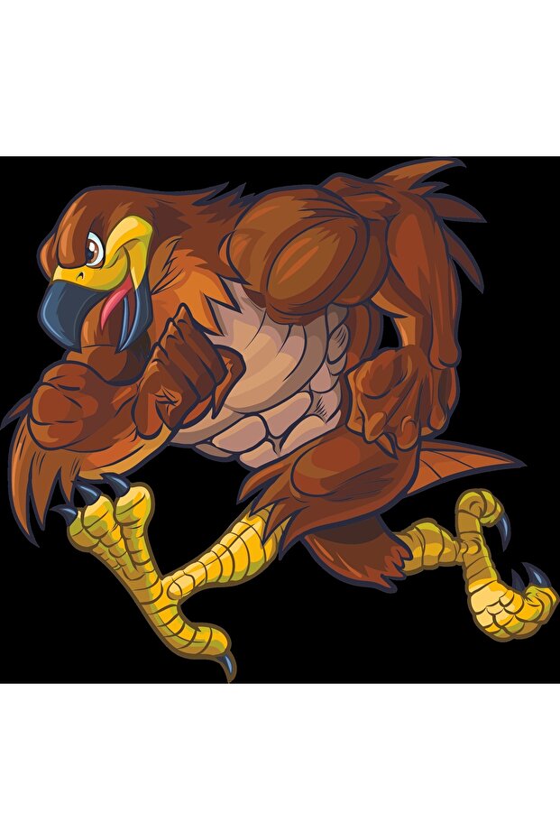 Eagle Sticker 10X10 cm Colorful Sticker