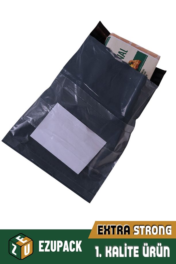 30X37+5 Cepli Kargo Poşeti Kokusuz Ambalaj Paketleme Poşet 100 adet - 4