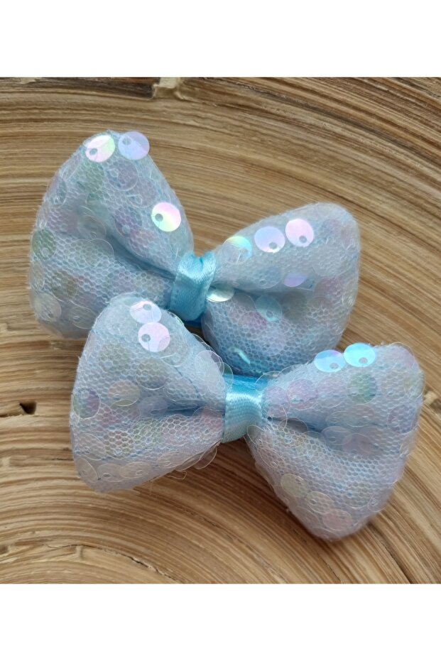 Sequin 2-Piece Bow Buckle