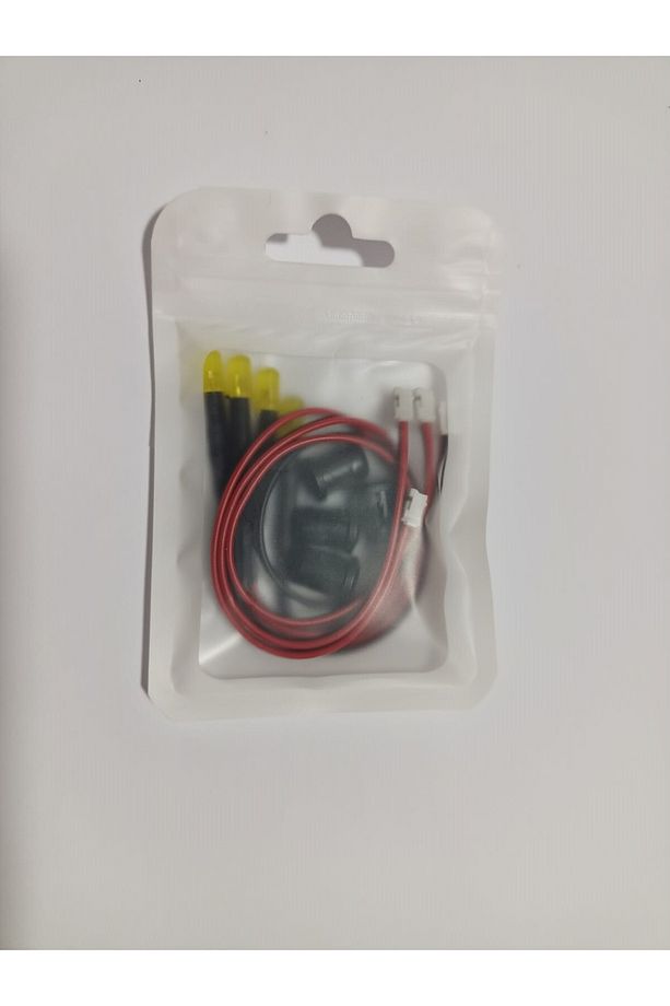 Araç kapı kolu için 4 adet 5mm SARI Renk Led. 4 adet montaj yuvası ile birlikte - 5
