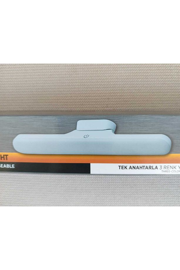 Martı Ledli Aplik USB Şarjlı Kablosuz Mıknatıslı - 3 Renk Dokunmatik Lamba - 3