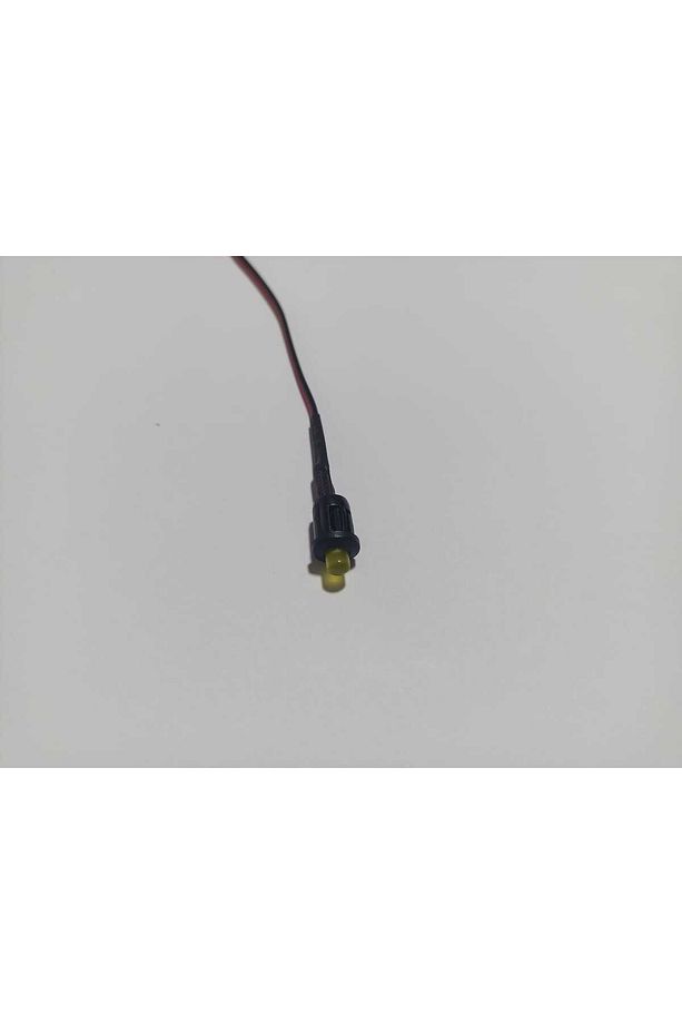 Araç kapı kolu için 4 adet 5mm SARI Renk Led. 4 adet montaj yuvası ile birlikte - 3