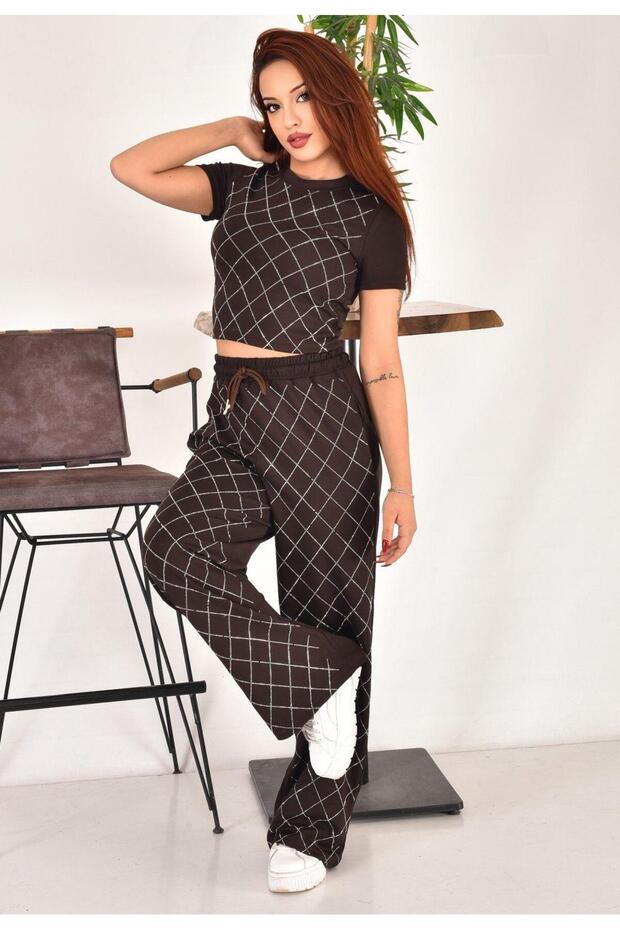 بدلة مزدوجة مريحة من حجر البقلاوة - 1