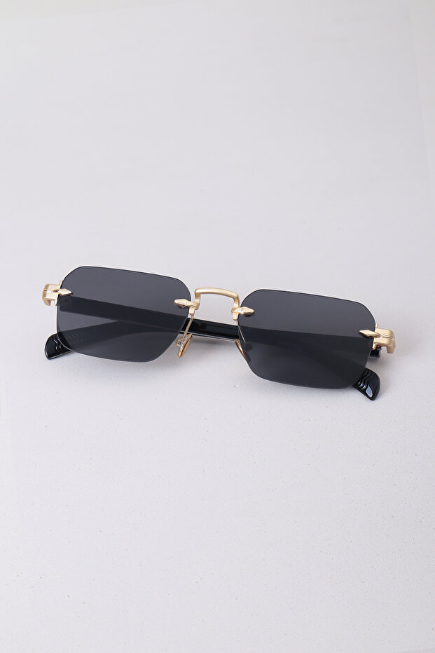 نظارة شمسية مستطيلة بدون إطار من نيفو - أسود - 2