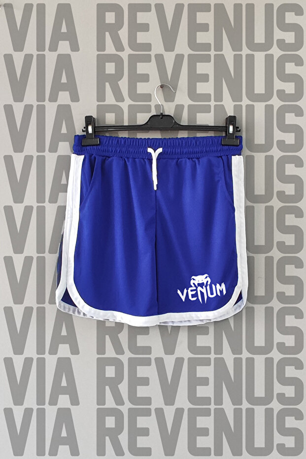 Ufc Printed Sports Training Shorts with Piping Detail