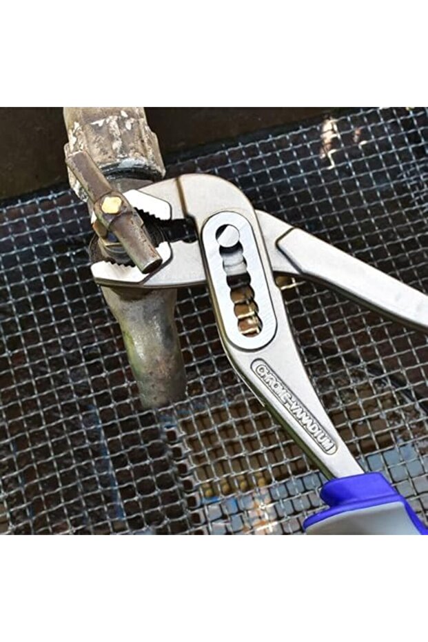 كماشة مضخة مياه متعددة الوظائف وقابلة للتعديل مقاس 10 بوصات - فولاذ Cr-V - أنبوب تعديل سريع بـ 7 مستويات - 5