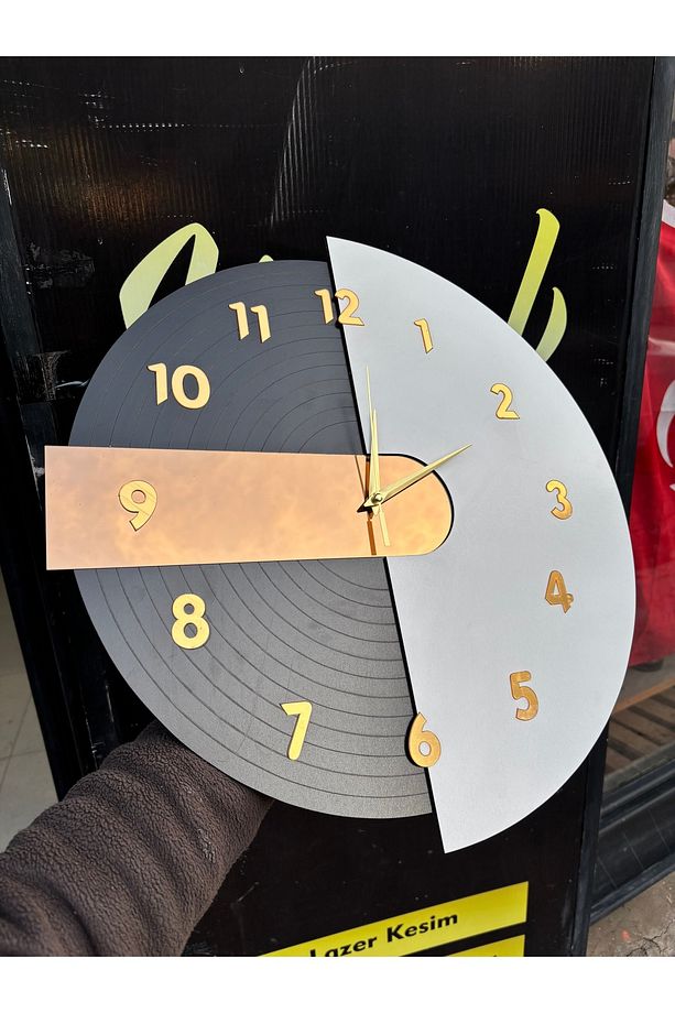 Bozcali 3 Duvar Saati, Rustik Duvar Saati,vintage Saat,ahşap Duvar Saat, Dekoratif Saat, Wall Clock - 2