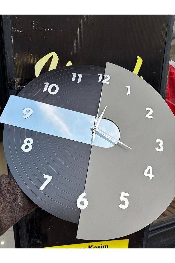 Bozcali Duvar Saati, Rustik Duvar Saati,vintage Saat,ahşap Duvar Saat, Dekoratif Saat, Wall Clock - 1