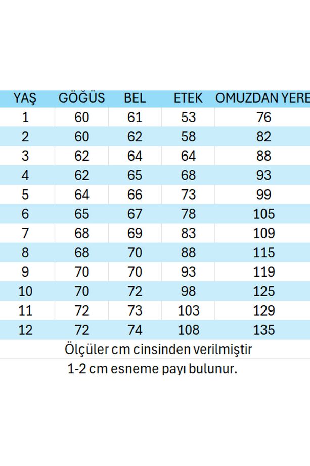 Çocuk Bindallı Elbise Kaftan - 7
