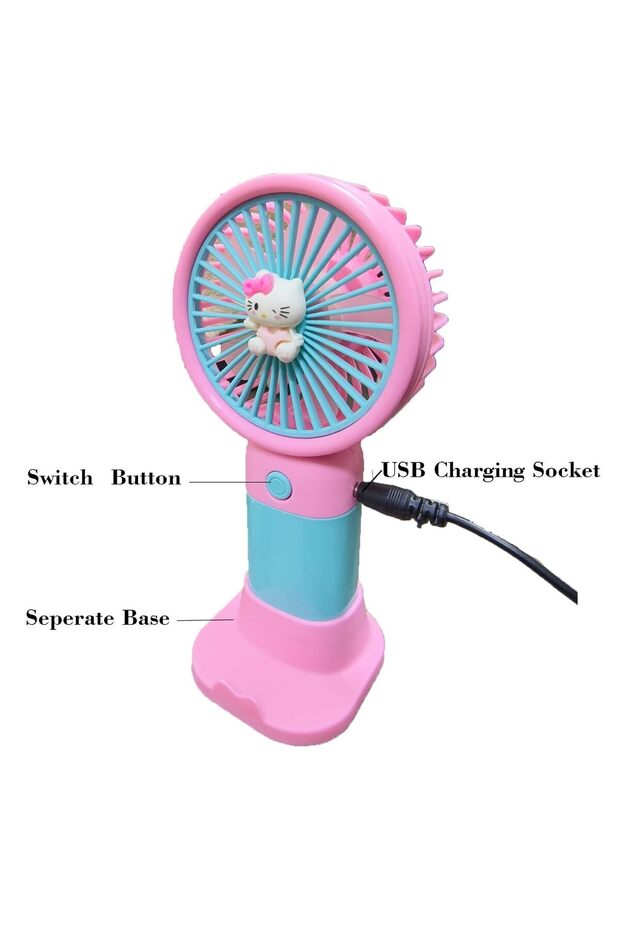 Concord Ms50 Mini Fan Vantilatör Şarj Edilebilir Pilli -yeşil - 4